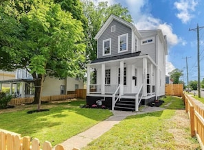Welcome to our spacious home, perfect for families or groups looking to relax and unwind while exploring the area. With four beautifully appointed bedrooms and 3 full bathrooms and a fully fenced in backyard— you'll have all the space you need!