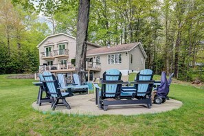 As the day winds down, enjoy gathering around the fire pit for cozy evenings under the stars.