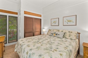 Master bedroom with King bed