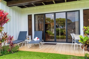 Soak in the sun on your private lanai