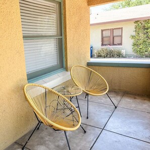 Front porch, perfect for your morning coffee or one of Tucson's lovely sunsets