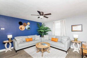 Large living room comfy for all