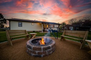 RELAX: Make memories around the firepit. You won't regret it.