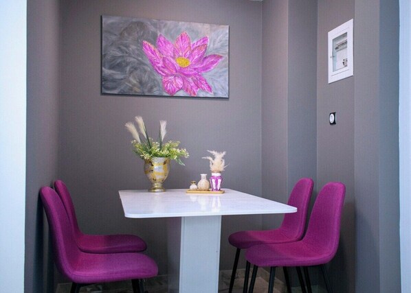 Enjoy the colorful interiors