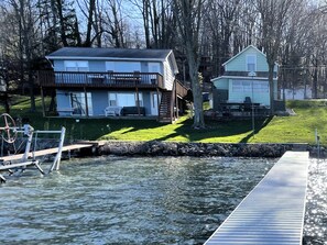 Dock spaces available to tie up your boat and toys!