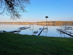 Morning sunrise and calm waters