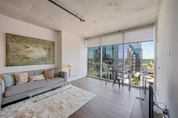 Downtown Nashville Nashville 1 Bedroom Living Room