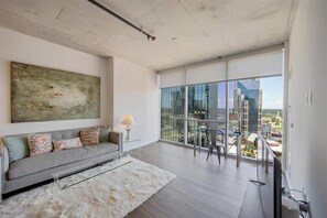 Downtown Nashville Nashville 1 Bedroom Living Room