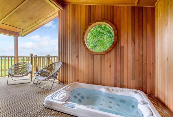 Duet Lodge Decking Area