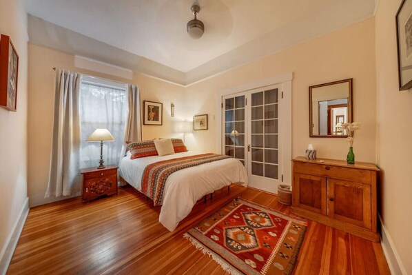 Bedroom 2 with queen bed and closet
