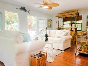 Mix up your favorite cocktail and enjoy each others company at your own Tiki Bar
