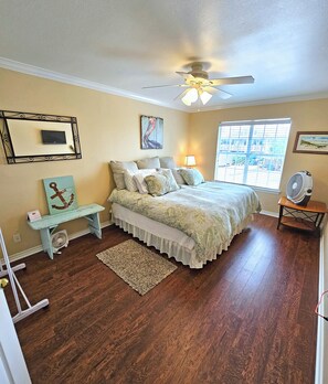 1st Upstairs Bedroom with King bed