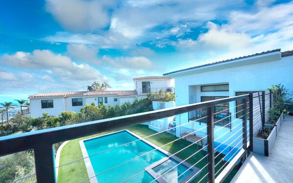 Gorgeous new construction with lots of outdoor space and private pool! 