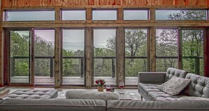 From these windows, in the winter months, you can see Cupp Run!
