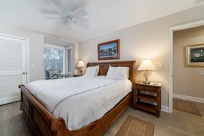 Primary bedroom with King bed