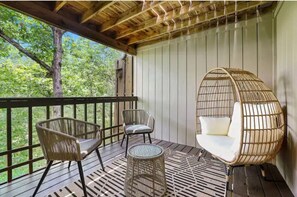 Patio off of the first floor - furniture and deck lights for your enjoyment!