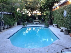 Take time to enjoy the New Orleans evenings relaxing by the pool