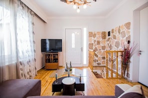 Cozy interiors equipped with TV