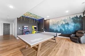 More entertainment with ping pong, arcades, and massaging recliner