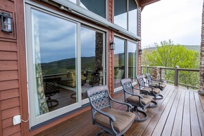 Comfortable Sitting Area on the Covered Deck