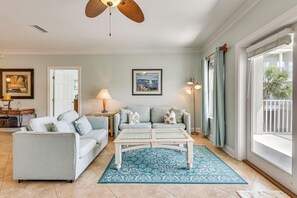 Living Room | Queen Sleeper Sofa | Smart TV