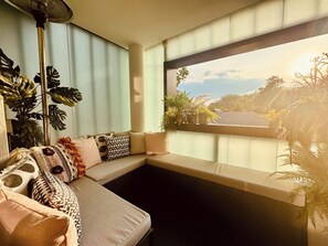 The light at sunset 
