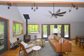 Bright and open with modern touches throughout