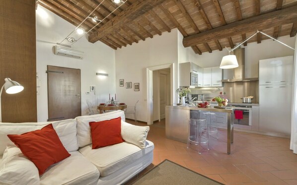 Kitchen, Living Room