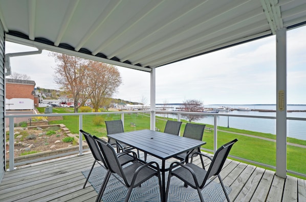 You'll love the blissful view from Beachside Bliss, right in the heart of Bayfield.