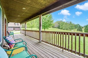 Beautiful views of our wrap around balcony.