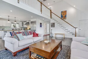 Living Room which leads into kitchen