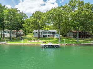 Private dock for swimming and boating