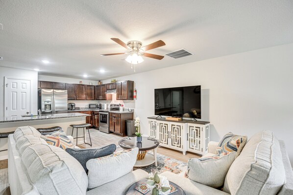 Palm Coast Vacation Rental | 3BR | 2BA | 1,287 Sq Ft | 1 Step to Enter