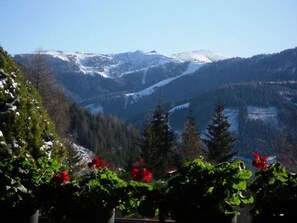 Blick von der Unterkunft