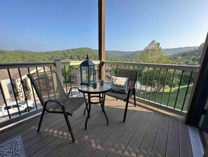 Patio with Ozark Mountain Views
