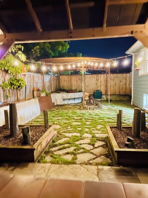 Backyard view