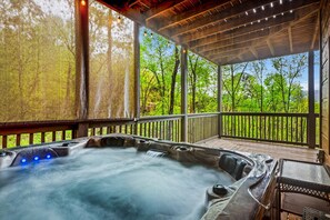 Hot Tub on Lower Level Deck