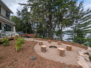 Fire pit area