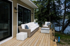 Deck lounge area