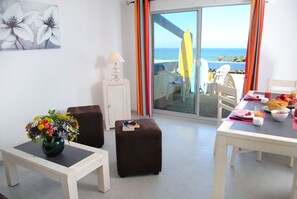 Please note that while a sea view is not guaranteed, the resort is conveniently located just 50 meters from the beach and offers direct access.