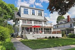 Rental is the upper part of home including the private deck.