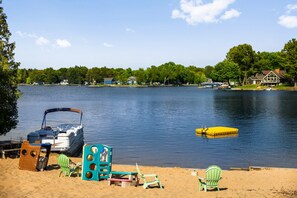 One of our exclusive beaches at Upper Silver Lake