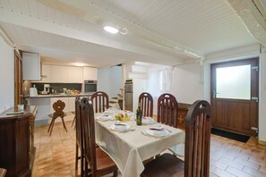 Kitchen and dining area