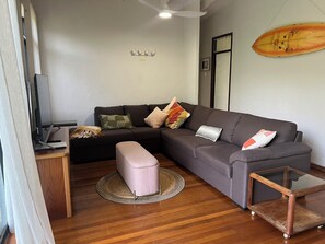 Comfy lounge - opens into a double bed fro extra people