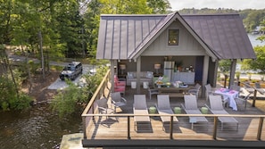 Boathouse for sunning & entertaining