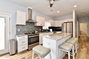 Fully size appliances for your use during your stay.