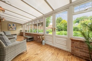 Hope Cottage, East Rudham: Conservatory with south facing aspect