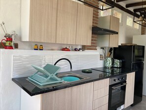 All mod cons in the kitchenette