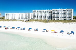 located right on the beach!