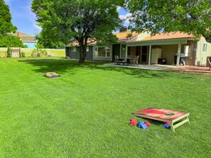 Enjoy the spacious, private backyard with plenty of room for everyone!